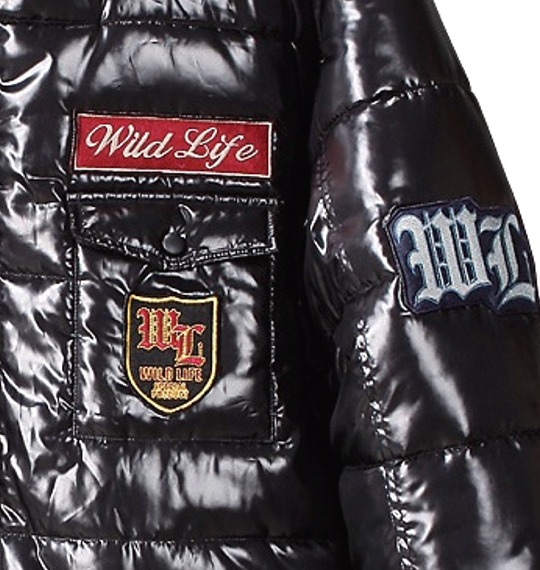 WILD LIFE シレ中綿ジャケット ブラック