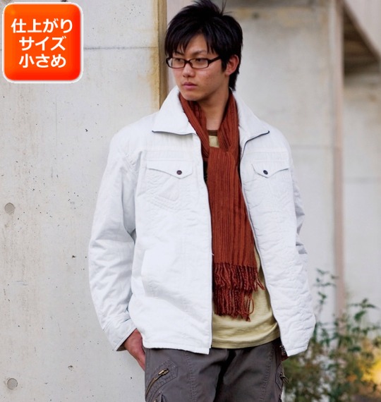 KANSAI JEANS 中綿ジャケット ホワイト