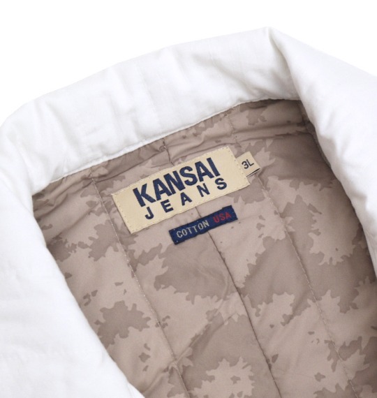 KANSAI JEANS 中綿ジャケット ホワイト