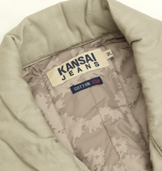 KANSAI JEANS 中綿ジャケット ベージュ