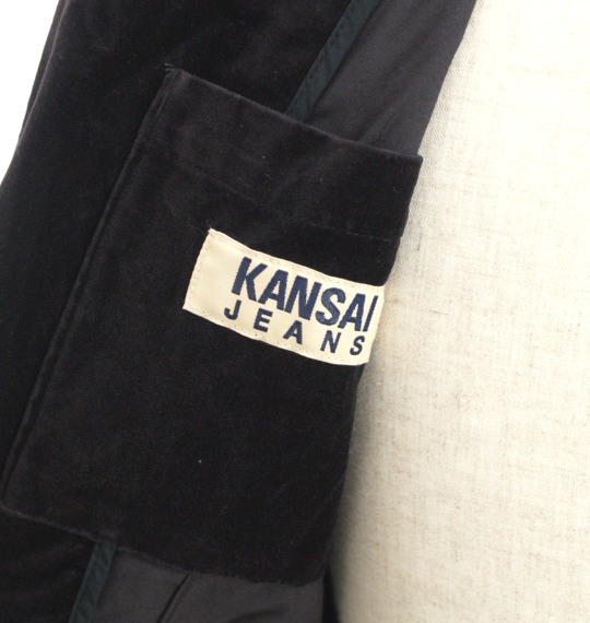 KANSAI JEANS テーラードジャケット ブラック