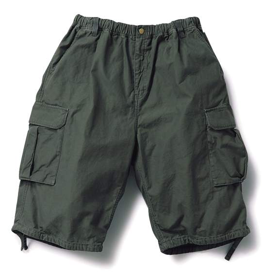 OSHKOSH カーゴハーフパンツ カーキグリーン