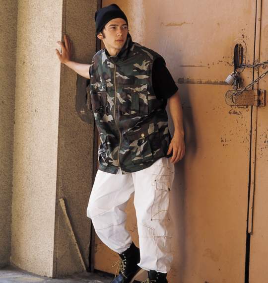 MANCHES イージーカーゴパンツ ホワイト