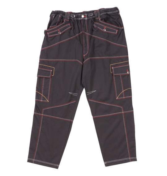 MANCHES イージーカーゴパンツ ブラック