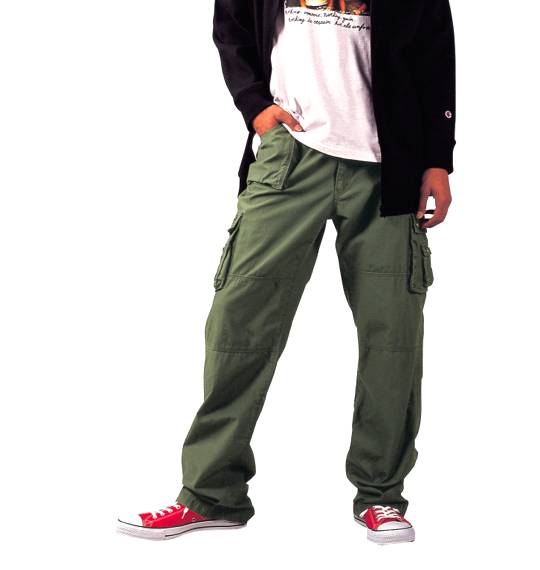 OSHKOSH カーゴパンツ カーキ