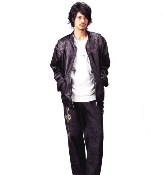 絡繰魂 デニムパンツ ネイビー