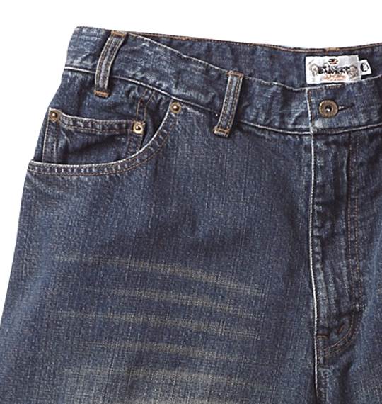 絡繰魂 デニムハーフパンツ ネイビー