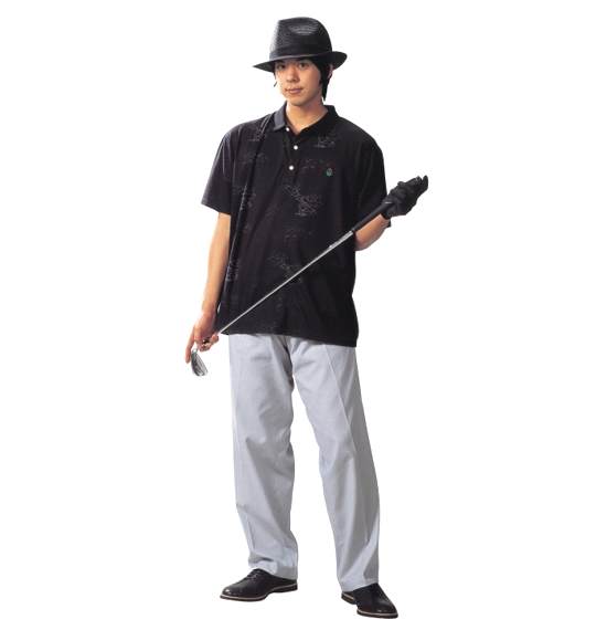 波乗達人 GOLF ツータックパンツ グレー