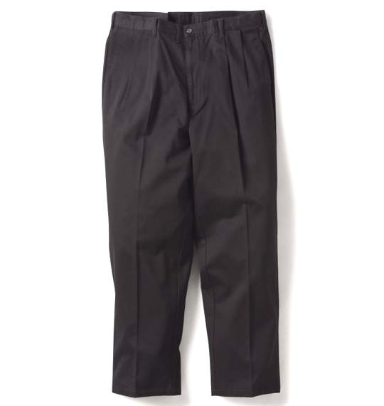  ツータックパンツ ブラック