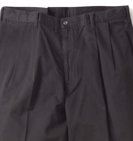  ツータックパンツ ブラック