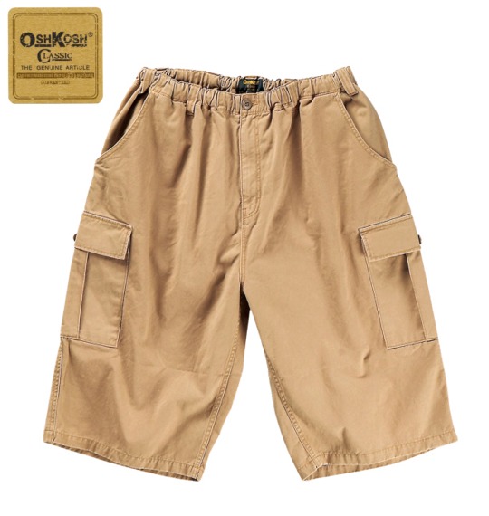 OSHKOSH イージーカーゴハーフパンツ ベージュ
