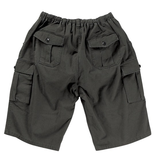 OSHKOSH イージーカーゴハーフパンツ チャコールグレー