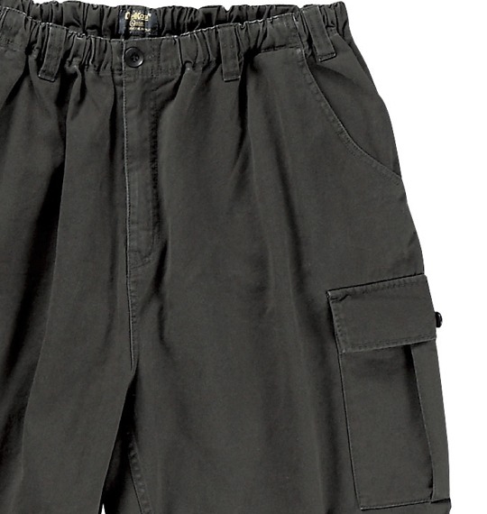 OSHKOSH イージーカーゴハーフパンツ チャコールグレー