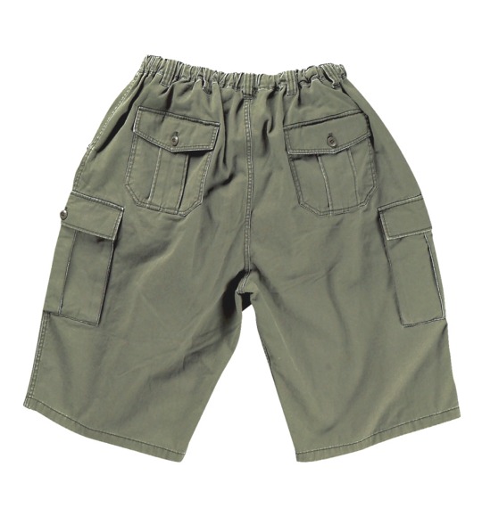 OSHKOSH イージーカーゴハーフパンツ カーキ