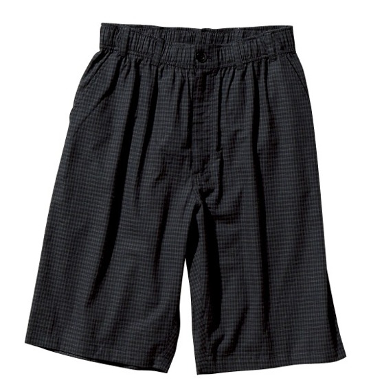 COLLINS イージーハーフパンツ ブラック