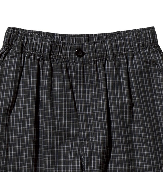 COLLINS イージーハーフパンツ ブラック