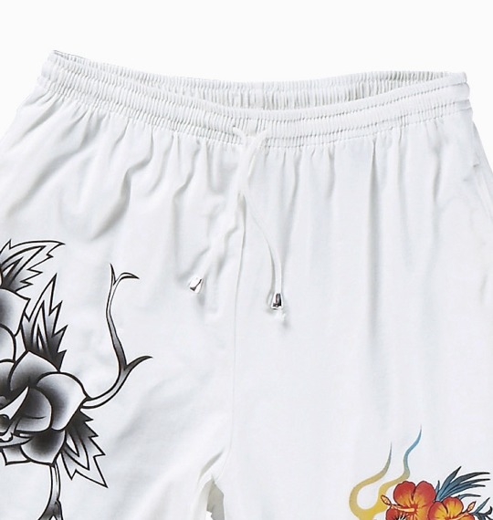 PLANET BLUE ISLAND イージーハーフパンツ ホワイト