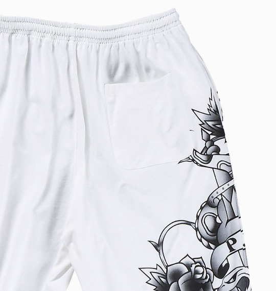 PLANET BLUE ISLAND イージーハーフパンツ ホワイト