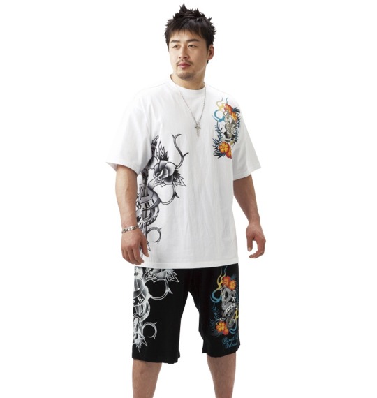 PLANET BLUE ISLAND イージーハーフパンツ ブラック