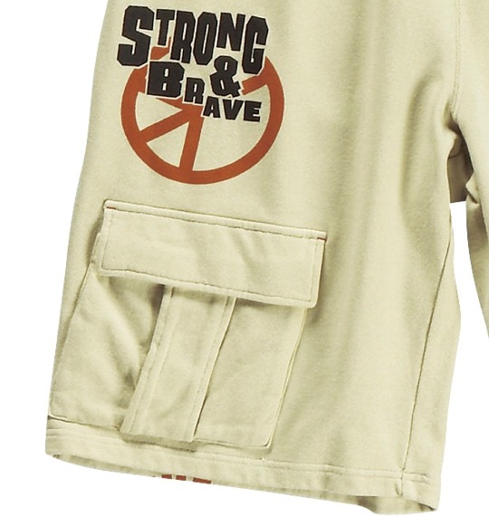 LIFE GUARD スウェットハーフパンツ ベージュ