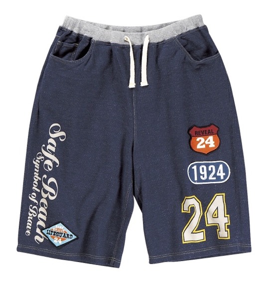 LIFE GUARD スウェットハーフパンツ ネイビー