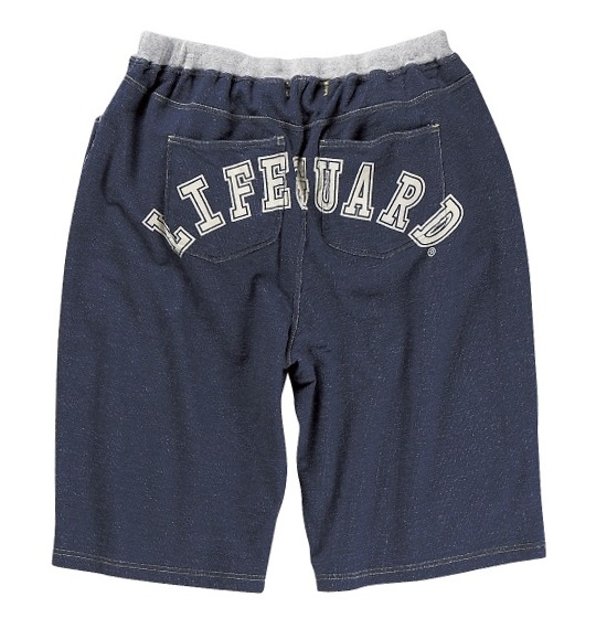 LIFE GUARD スウェットハーフパンツ ネイビー