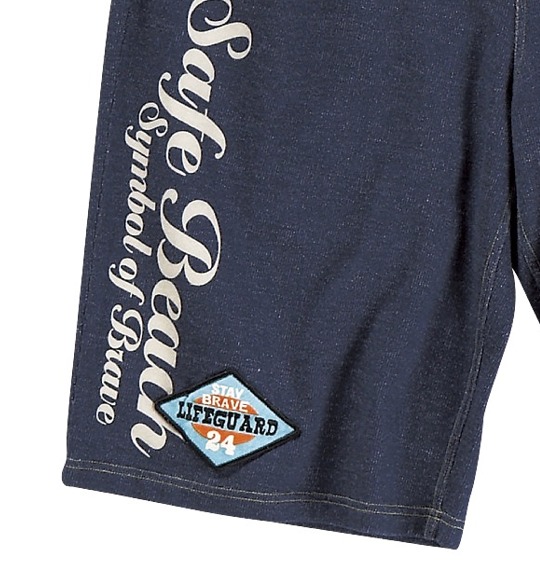 LIFE GUARD スウェットハーフパンツ ネイビー