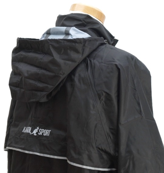 KANGOL 2WAYレインスーツ ブラック