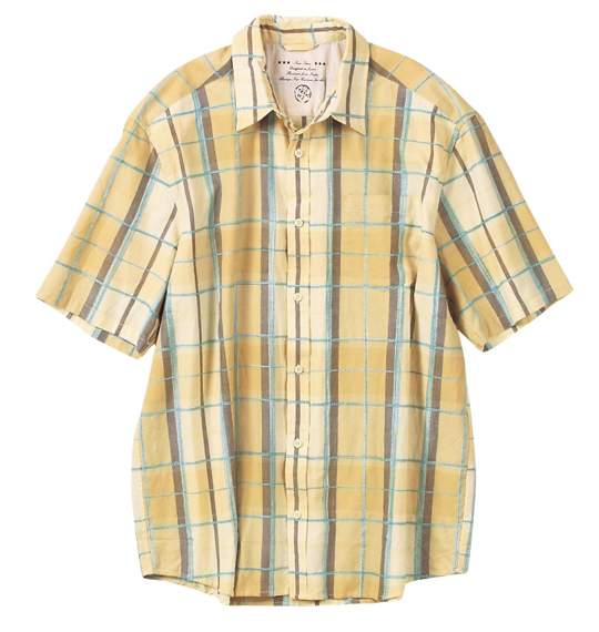 NEW THREE シャツ(半袖) イエロー系