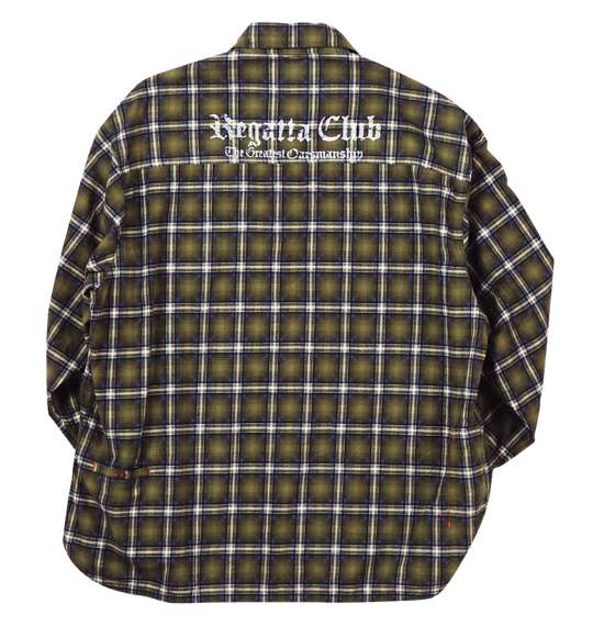 REGATTA CLUB チェックワークシャツ グリーン系