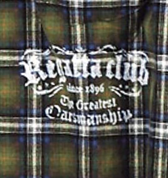 REGATTA CLUB チェックワークシャツ グリーン系