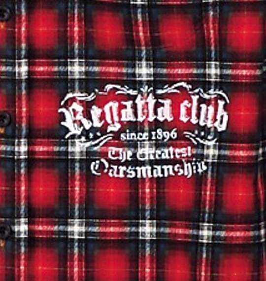 REGATTA CLUB チェックワークシャツ レッド系