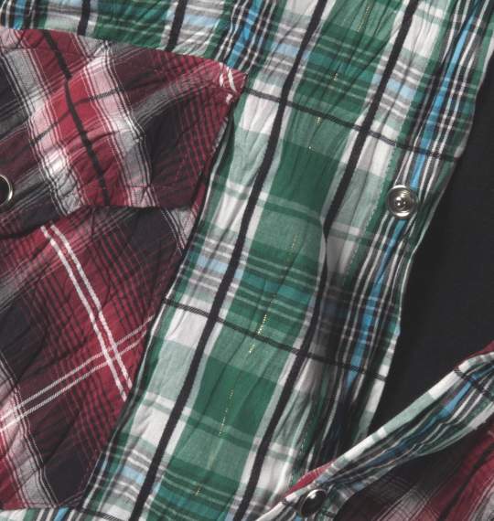 Armee Francaise ノースリーブシャツ+タンクセット グリーン×レッド