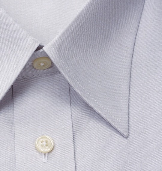 MANCHES レギュラーカラーシャツ(半袖) ライトグレー