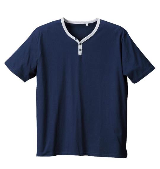 KANSAI JEANS シャツ+YヘンリーT半袖 ブルー系