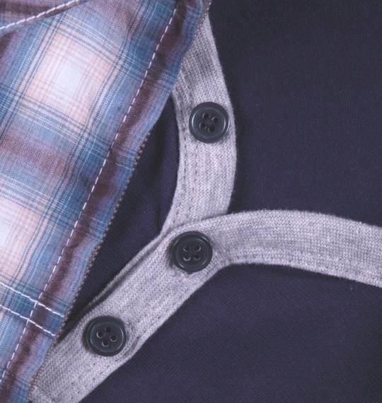 KANSAI JEANS シャツ+YヘンリーT半袖 ブルー系