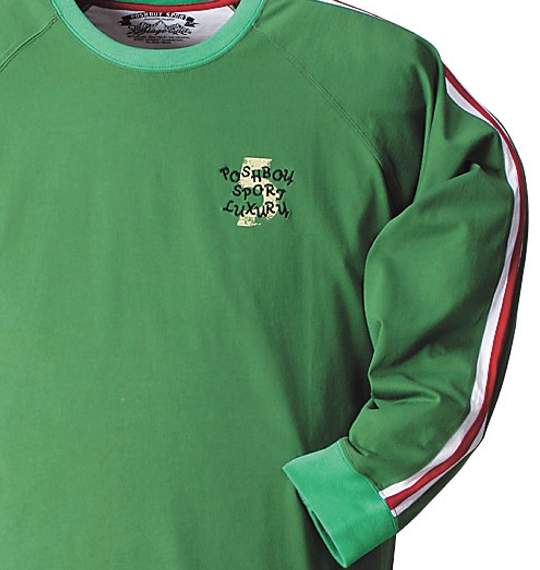POSH BOY SPORT ラグランTシャツ グリーン