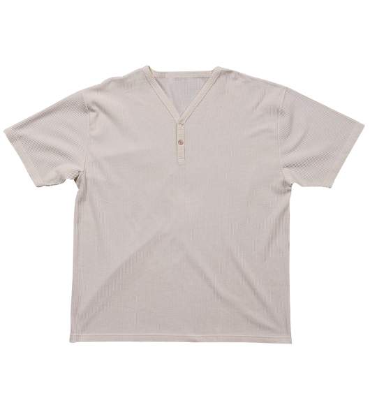  YヘンリーTシャツ(半袖) オフホワイト