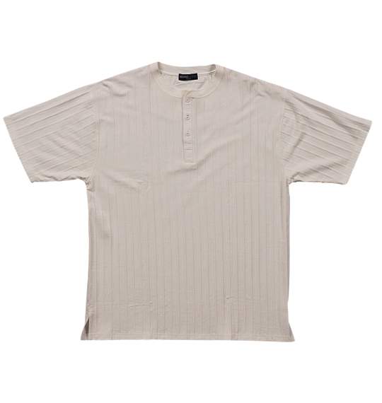 MICHIKO LONDON KOSHINO ヘンリーTシャツ半袖 オフホワイト