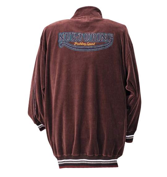 POSH BOY SPORT ベロアジップジャケット ブラウン