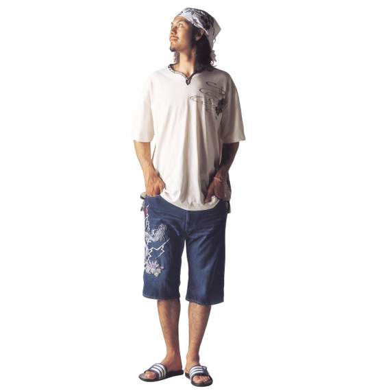 豊穰天下 YヘンリーT 半袖 オフホワイト