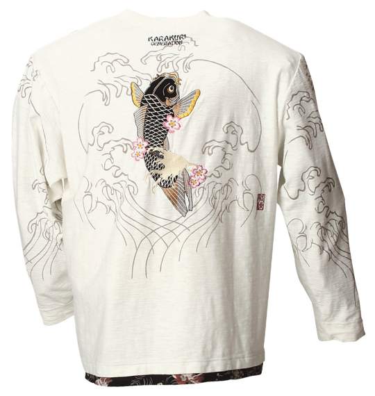 KARAKURI Tシャツ オフホワイト