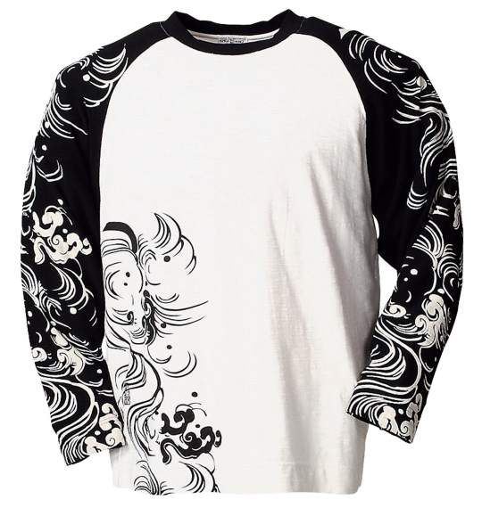 KARAKURI ラグランTシャツ オフホワイト