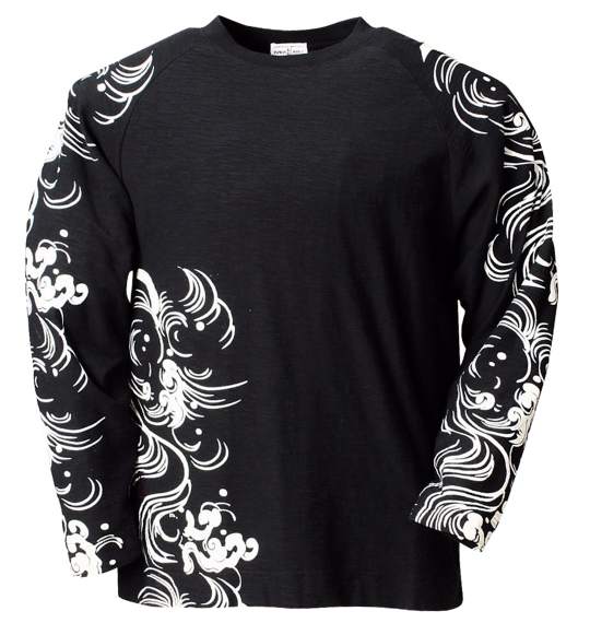 KARAKURI ラグランTシャツ スミクロ