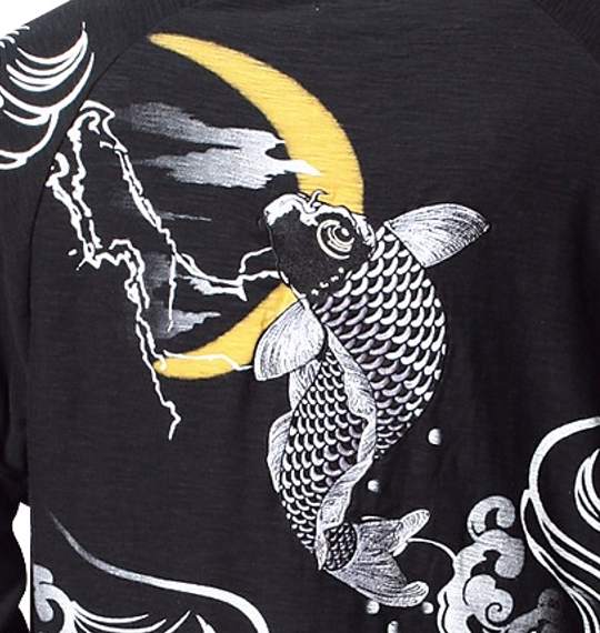 KARAKURI ラグランTシャツ スミクロ