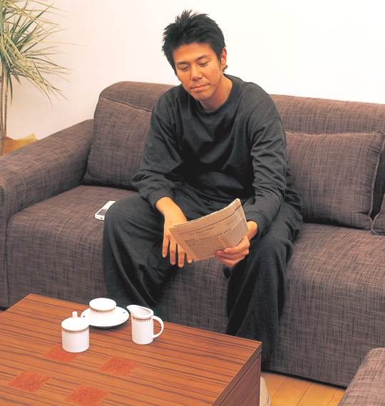 PREPS トレーナーセット チャコールグレー