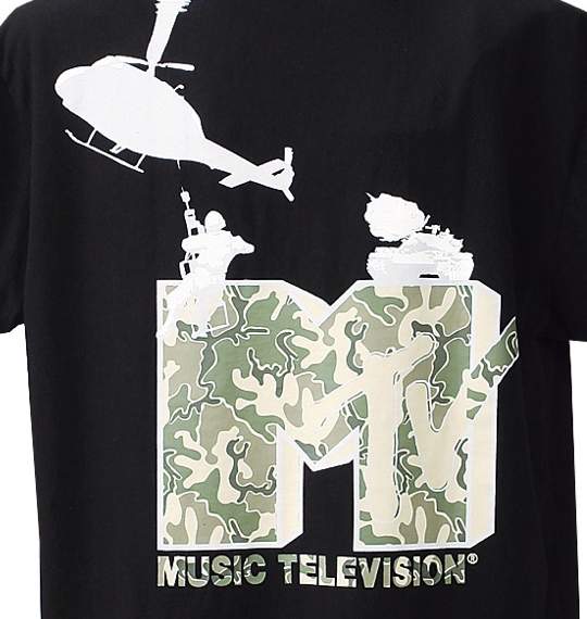 MUSIC TELEVISION Tシャツ(半袖) ブラック