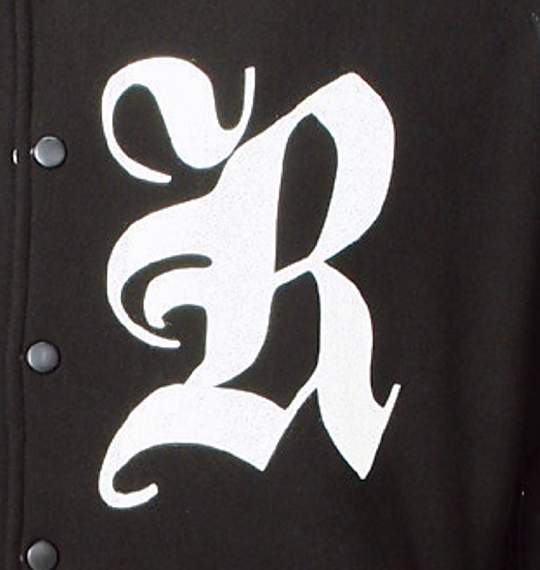 RUCKER スウェットスタジャン ブラック×ブラック