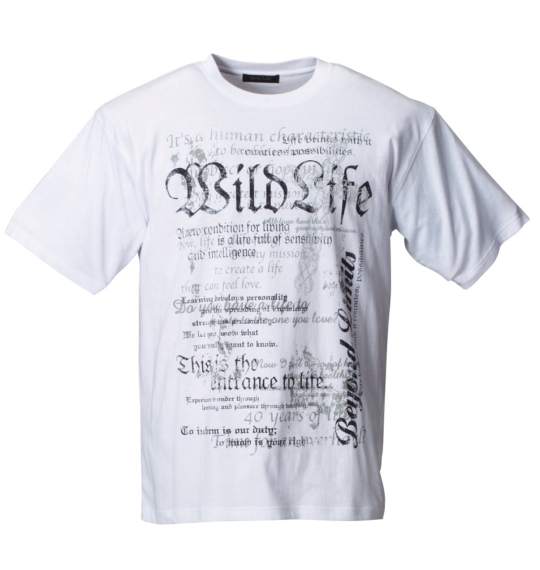 WILD LIFE ジャージ+T半袖セット ブラック×ホワイト