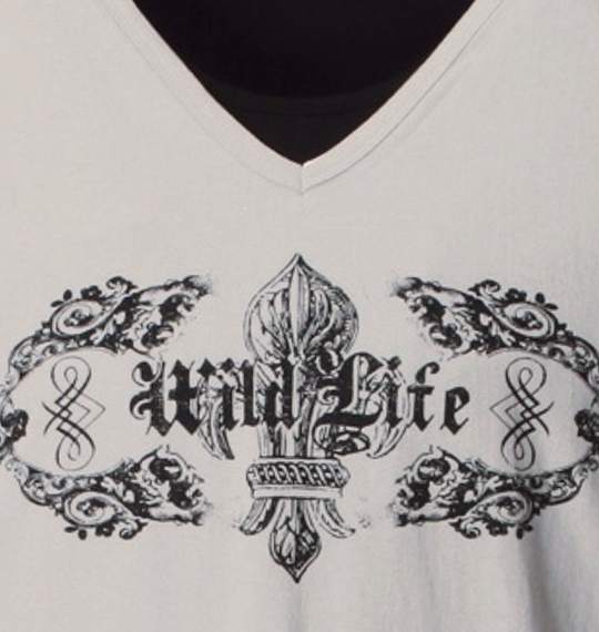 WILD LIFE ジャージ+VT半袖セット ターコイズ×グレー